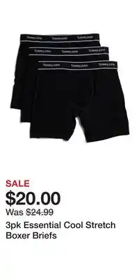 TJ Maxx 3pk Essential Cool Stretch Boxer Briefs offer