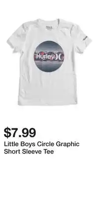 TJ Maxx Little Boys Circle Graphic Short Sleeve Tee offer