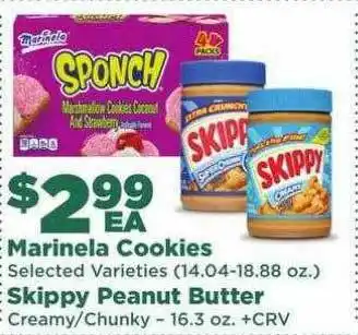 Northgate Market Marinela Cookies Or Skippy Peanut Butter offer