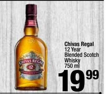 Super King Markets Chivas Regal 12 Year Blended Scotch Whisky 750 Ml offer