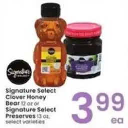Albertsons Signature Select Clover Honey Bear offer