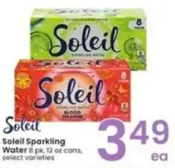 Albertsons Soleil Sparkling Water offer