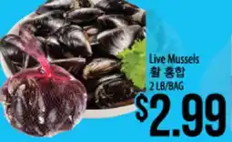 Hmart Live Mussels offer