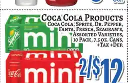 Trade Fair Supermarket COCA COLA PRODUCTS offer