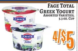 Trade Fair Supermarket FAGE TOTAL GREEK YOGURT offer
