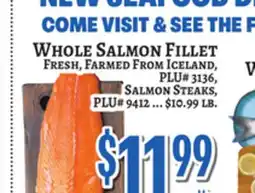 Trade Fair Supermarket WHOLE SALMON FILLET offer