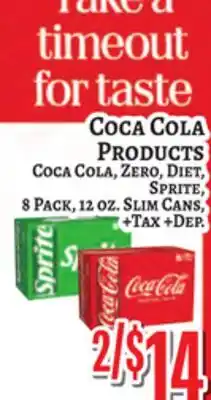 Trade Fair Supermarket COCA COLA PRODUCTS offer
