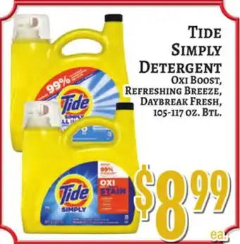Trade Fair Supermarket Tide Simply Detergent offer