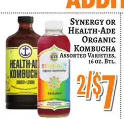 Trade Fair Supermarket Synergy OR Health-Ade Organic Kombucha offer