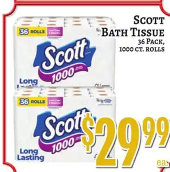 Trade Fair Supermarket Scott Bath Tissue offer