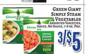 Trade Fair Supermarket Green Giant Simply Steam Vegetables offer