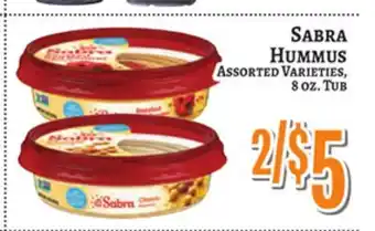 Trade Fair Supermarket SABRA HUMMUS offer