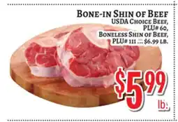 Trade Fair Supermarket BONE-IN SHIN OF BEEF offer