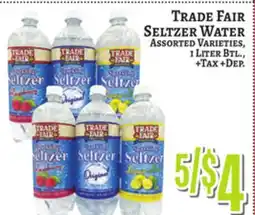 Trade Fair Supermarket TRADE FAIR Seltzer Water offer