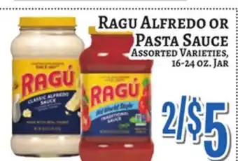 Trade Fair Supermarket RAGÚ Alfredo OR Pasta Sauce offer