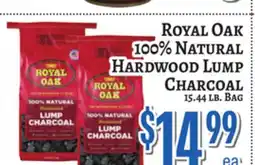 Trade Fair Supermarket ROYAL OAK 100% NATURAL HARDWOOD LUMP CHARCOAL offer