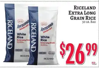 Trade Fair Supermarket Riceland Extra Long Grain Rice offer
