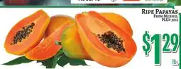 Trade Fair Supermarket RIPE PAPAYAS offer