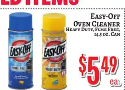 Trade Fair Supermarket EASY-OFF Oven Cleaner offer