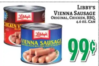 Trade Fair Supermarket LIBBY'S VIENNA SAUSAGE offer