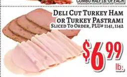 Trade Fair Supermarket Deli Cut Turkey Ham OR Turkey Pastrami offer
