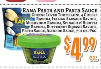 Trade Fair Supermarket RANA Pasta AND Pasta Sauce offer