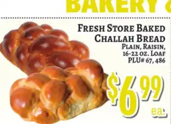 Trade Fair Supermarket FRESH STORE BAKED CHALLAH BREAD offer