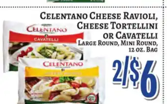 Trade Fair Supermarket Celentano Cheese Ravioli, Cheese Tortellini or Cavatelli offer