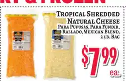 Trade Fair Supermarket TROPICAL SHREDDED NATURAL CHEESE offer