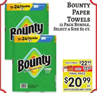 Trade Fair Supermarket BOUNTY PAPER TOWELS offer