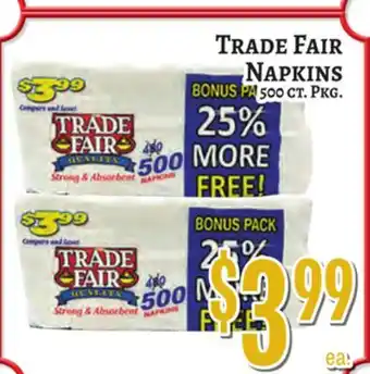 Trade Fair Supermarket Trade Fair Napkins offer