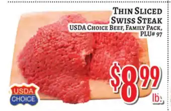 Trade Fair Supermarket THIN SLICED SWISS STEAK offer
