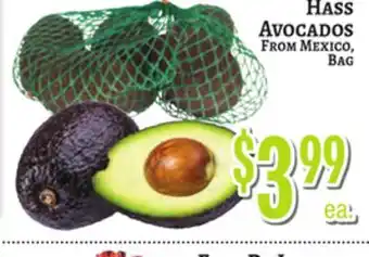 Trade Fair Supermarket Hass Avocados FROM MEXICO, BAG offer