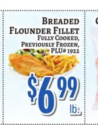 Trade Fair Supermarket BREADED FLOUNDER FILLET offer