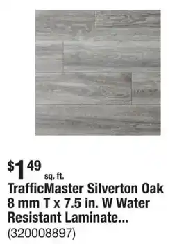 The Home Depot TrafficMaster Silverton Oak offer
