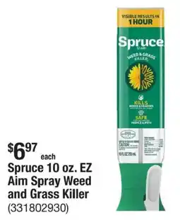 The Home Depot Spruce EZ Aim Spray Weed and Grass Killer offer