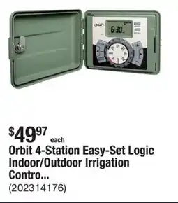 The Home Depot Orbit 4-Station Easy-Set Logic Indoor offer