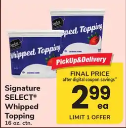 ACME Signature SELECT Whipped Topping offer