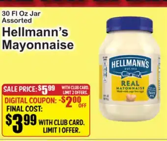 SuperFresh Hellmann's Mayonnaise offer
