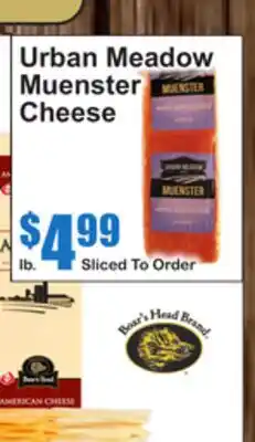 SuperFresh Urban Meadow Muenster Cheese offer