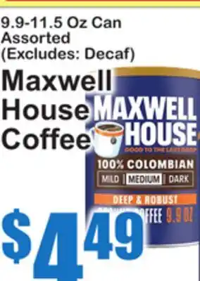 SuperFresh Maxwell House Coffee offer