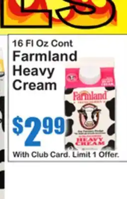 SuperFresh 16 Fl Oz Cont Farmland Heavy Cream offer