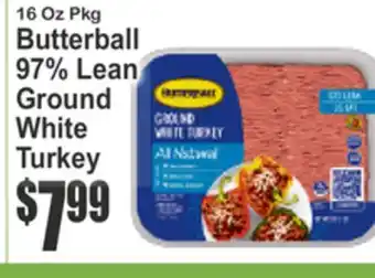 SuperFresh Butterball 97% Lean Ground White Turkey offer