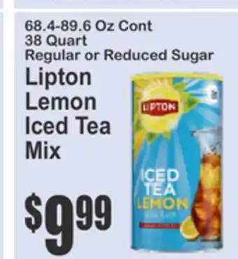 SuperFresh Lipton Lemon Iced Tea Mix offer