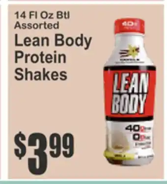 SuperFresh 14 Fl Oz Btl Assorted Lean Body Protein Shakes offer