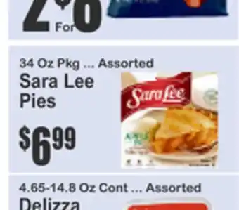 SuperFresh Sara Lee Pies offer