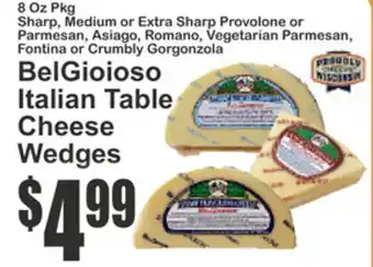 SuperFresh BelGioioso Italian Table Cheese Wedges offer