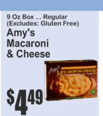 SuperFresh Amy's Macaroni & Cheese offer