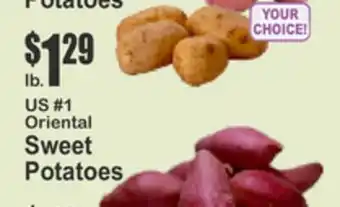 SuperFresh US #1 Oriental Sweet Potatoes offer