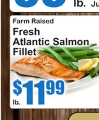 SuperFresh Farm Raised Fresh Atlantic Salmon Fillet offer
